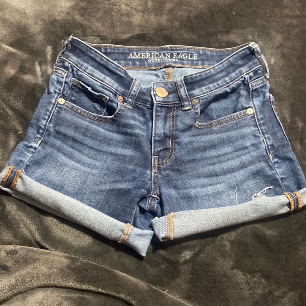 american eagle jean shorts